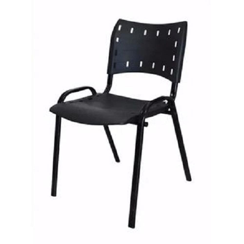 Cadeira para Sala de Jantar Empilhável Ast Preto