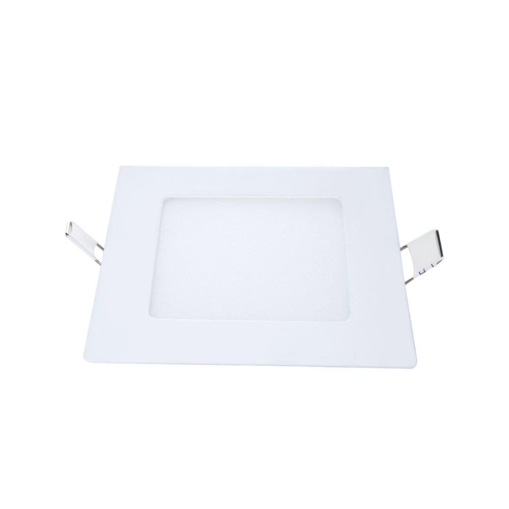 Painel Led Avant Quadrado Embutir 6w 4000k Bivolt Branco
