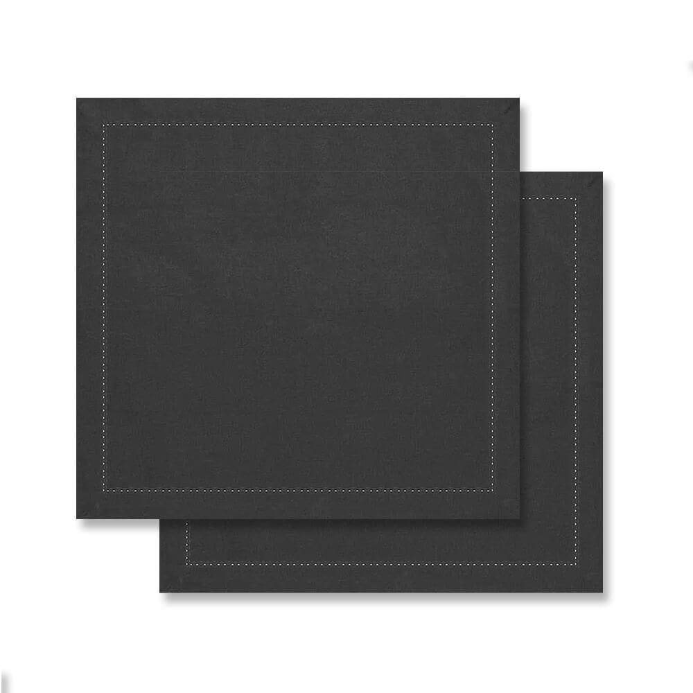 Kit Guardanapo 2 Peças Ajour - Jolitex Preto