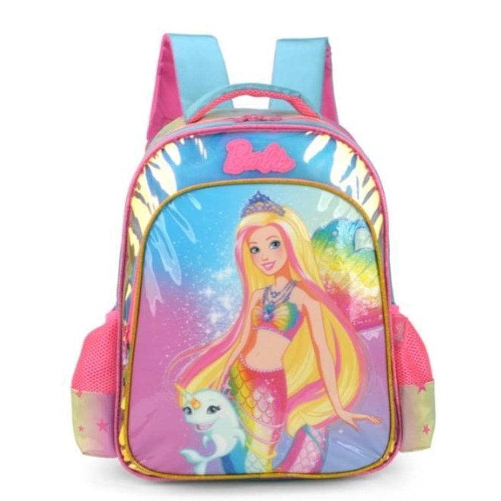 Mochila Infantil De Costas Barbie Sereia