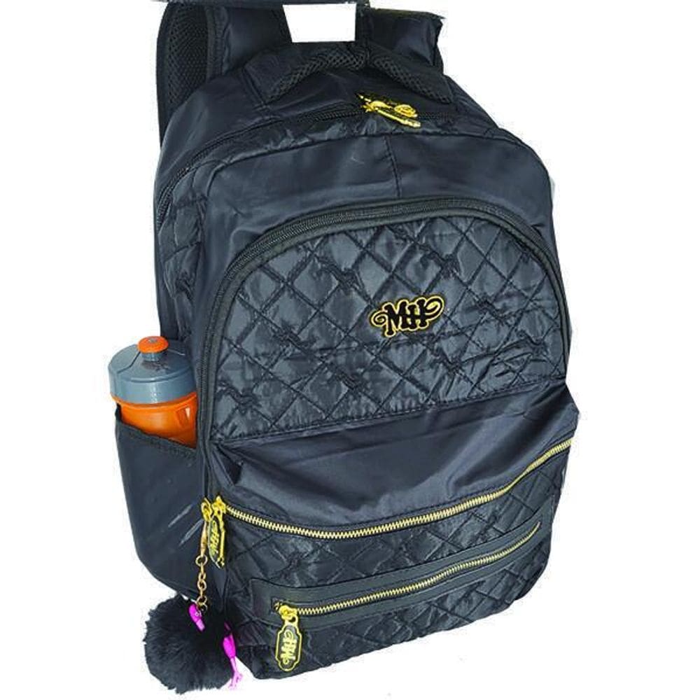 Mochila Notebook Juvenil Escolar + Pompom M4260 Azul