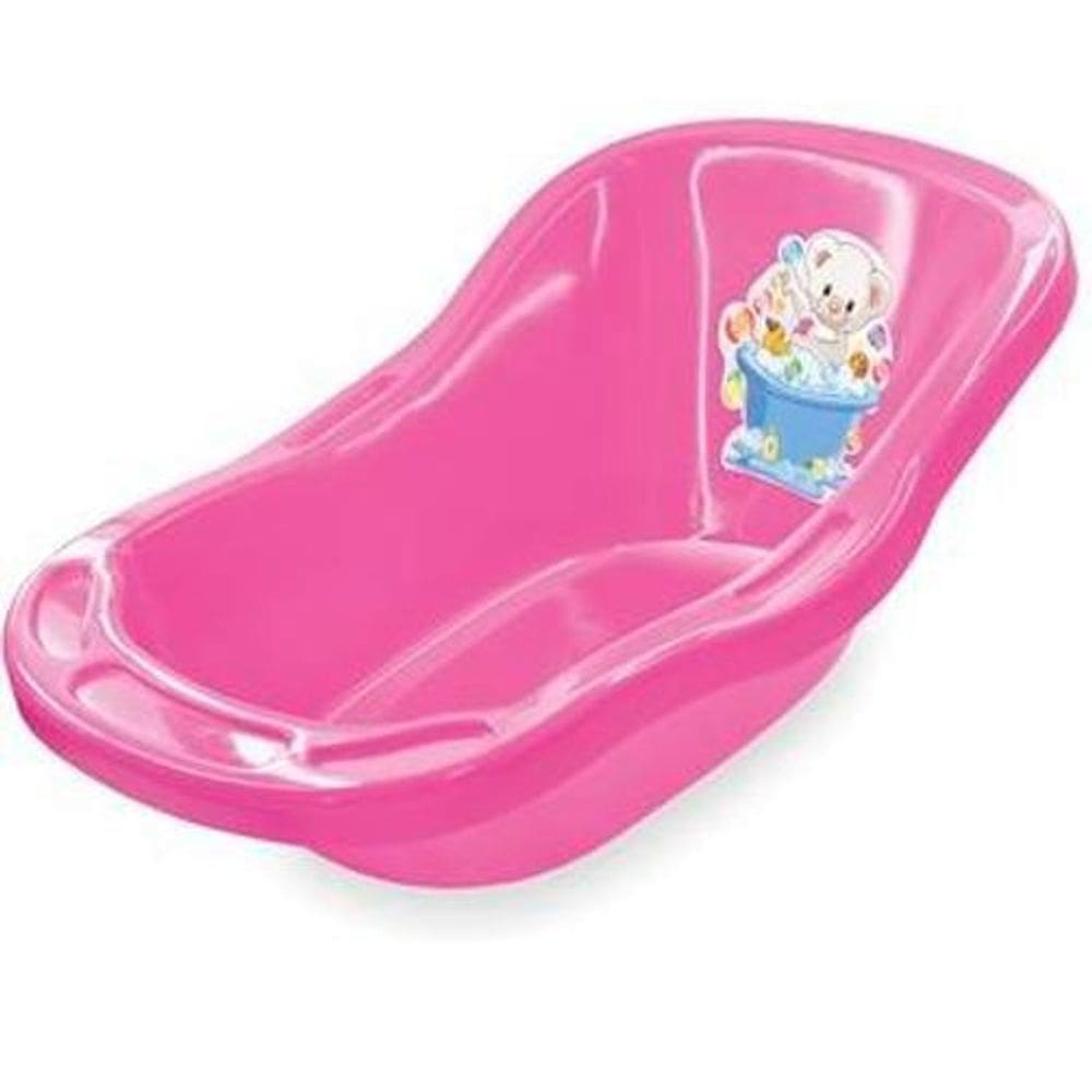 Banheira Para Boneca Pink 50 Cm Líder Brinquedos 2350