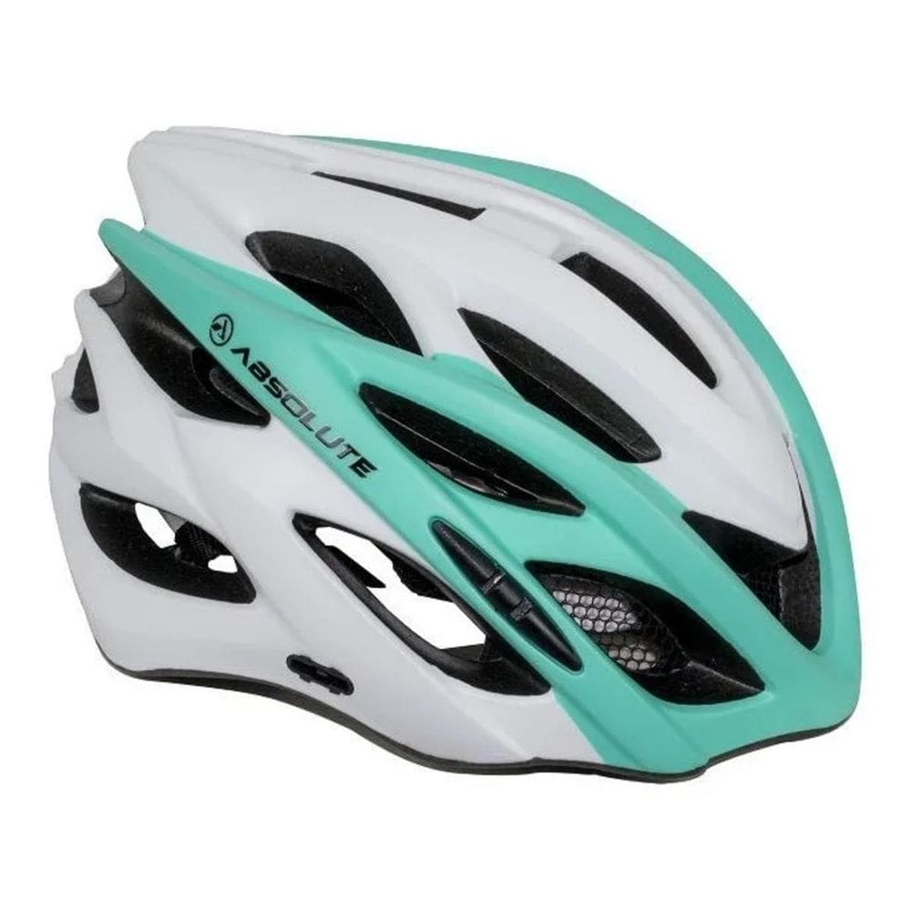 Capacete Ciclismo Absolute Luna Branco/Verde - Tamanho M