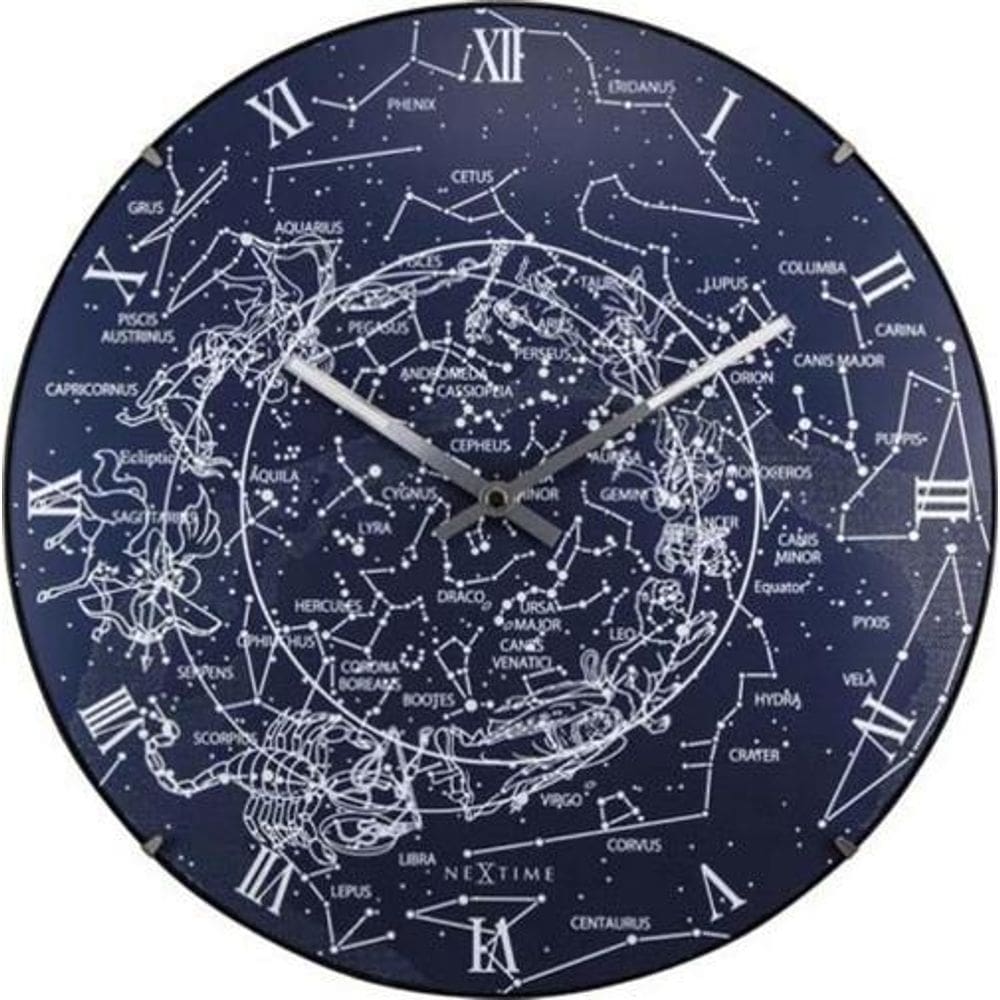 Relógio de Parede Nextime Constelação D=35cm Acrílico