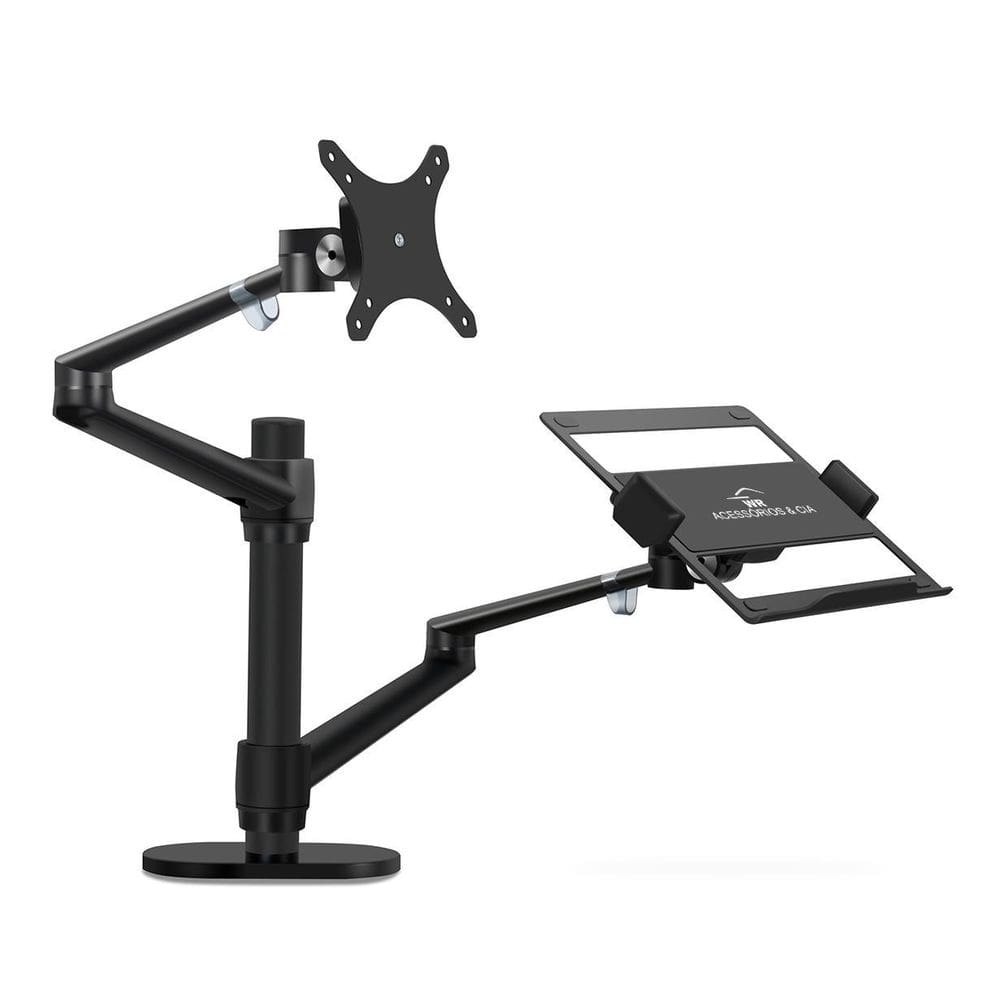 Suporte Ergonômico Alumínio 12-17 | VESA | 9kg | Giro 360º