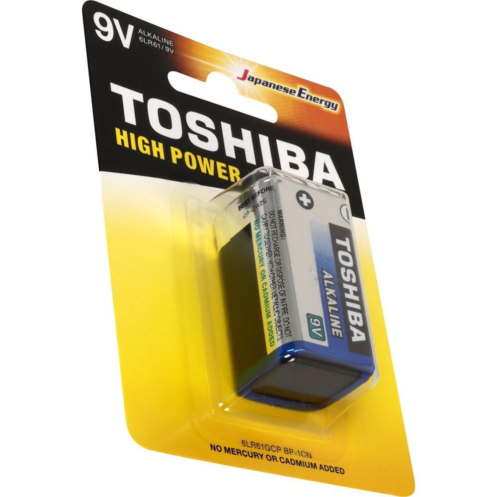 Bateria Toshiba 9V Cartela Com 1 Uni