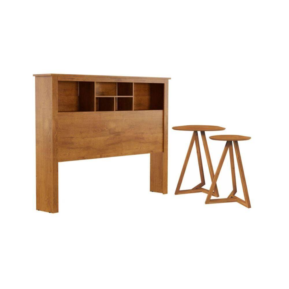 Jogo de Cabeceira com Mezanino Lateral Cambridge