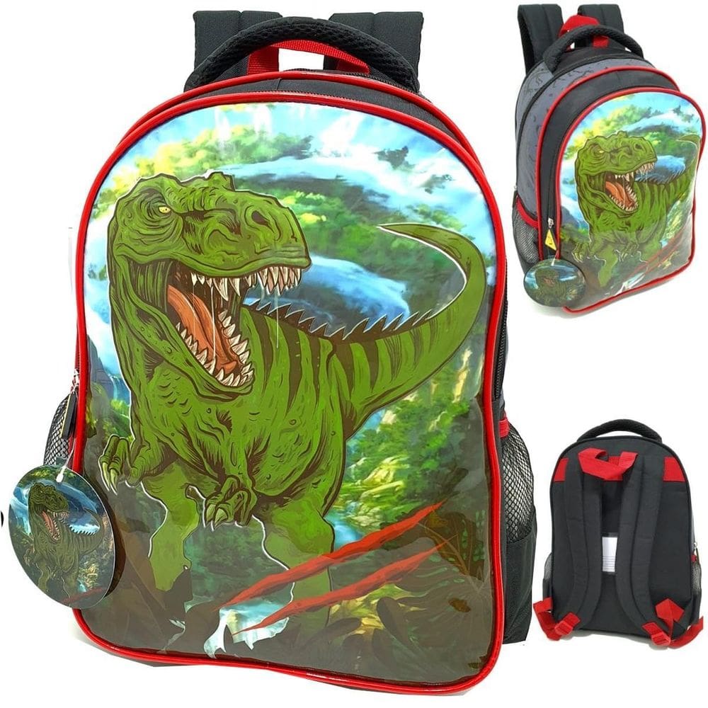 Mochila Escolar Infantil Dinossauro Dl1391