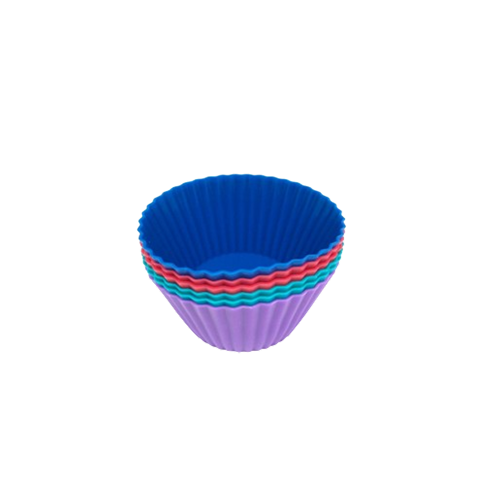 Jogo De Forma Silicone Cupcake C/6 Confeitu