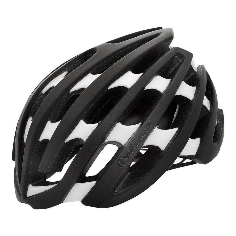 Capacete Ciclismo Light Road Preto E Branco Tam G 58/61 Mtb