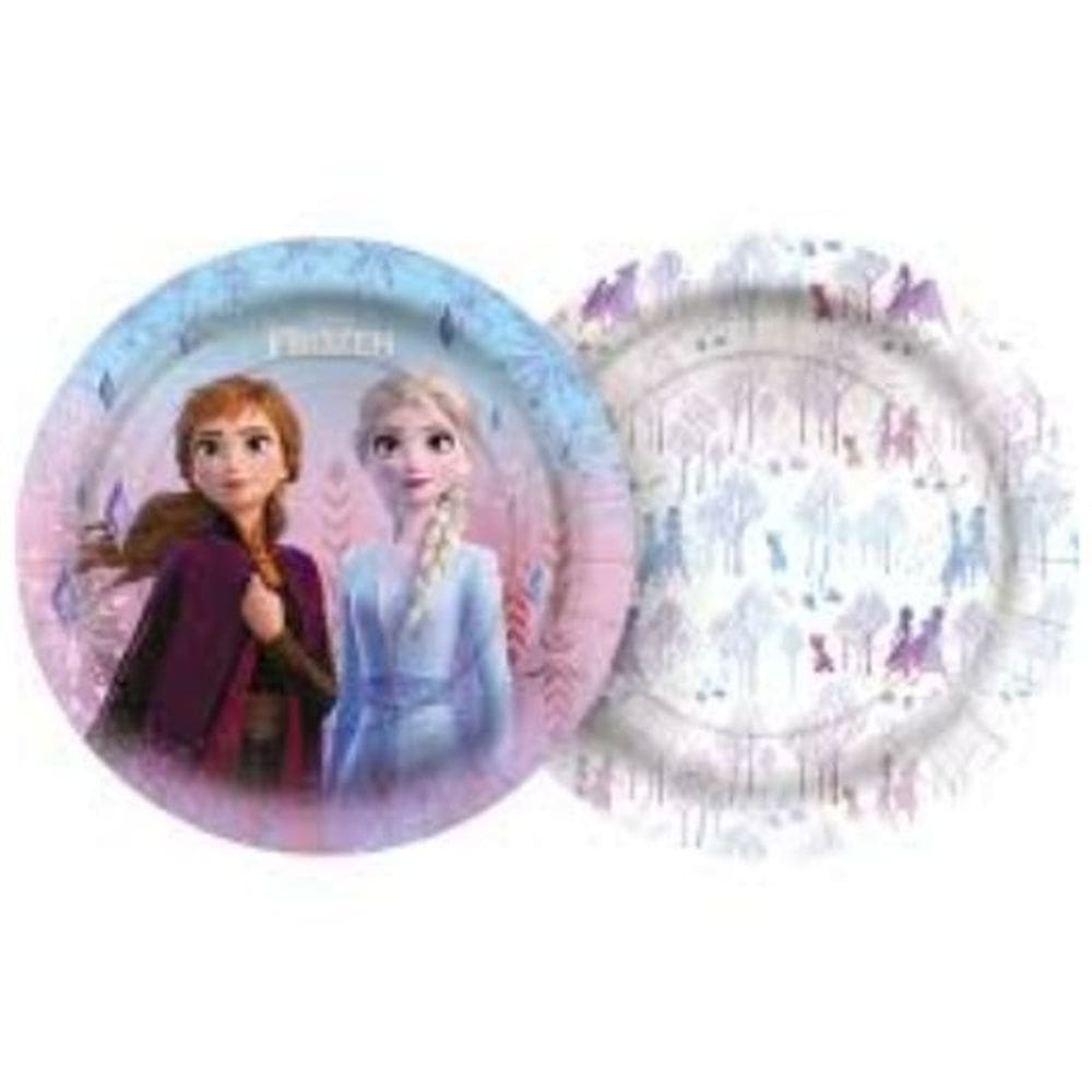 Prato Papel Frozen C/8 Regina