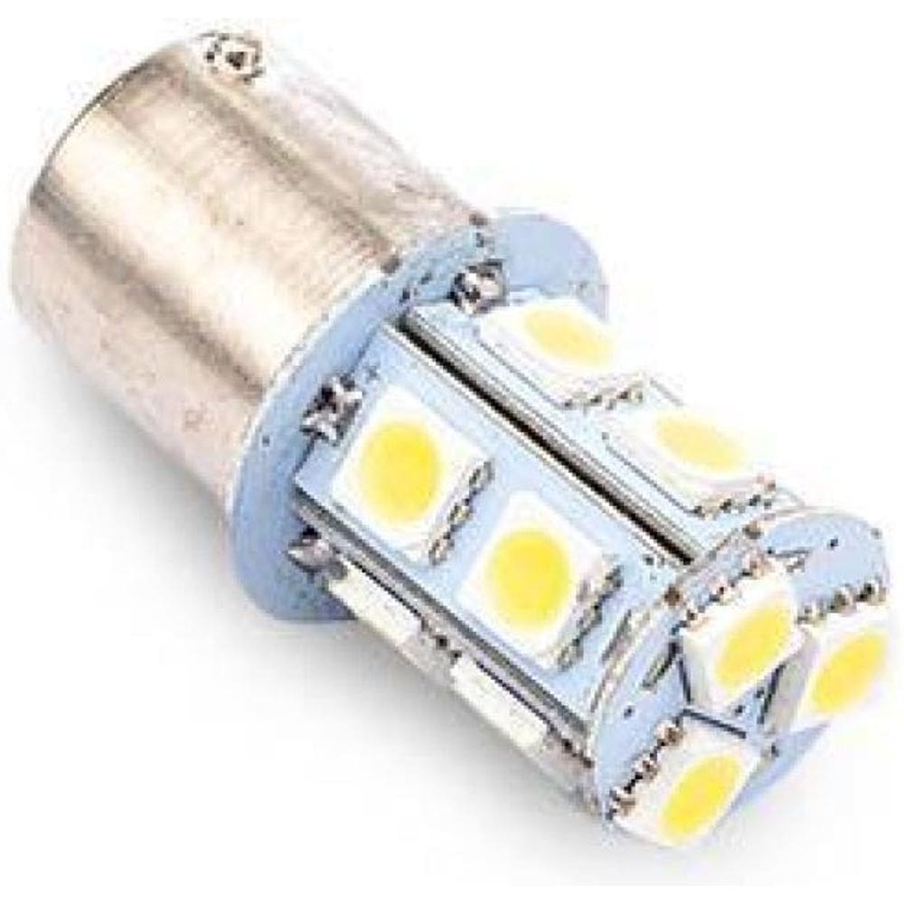 Par Lâmpada Led Ré Traseira Freio Caminhão Ba15S 13 Leds
