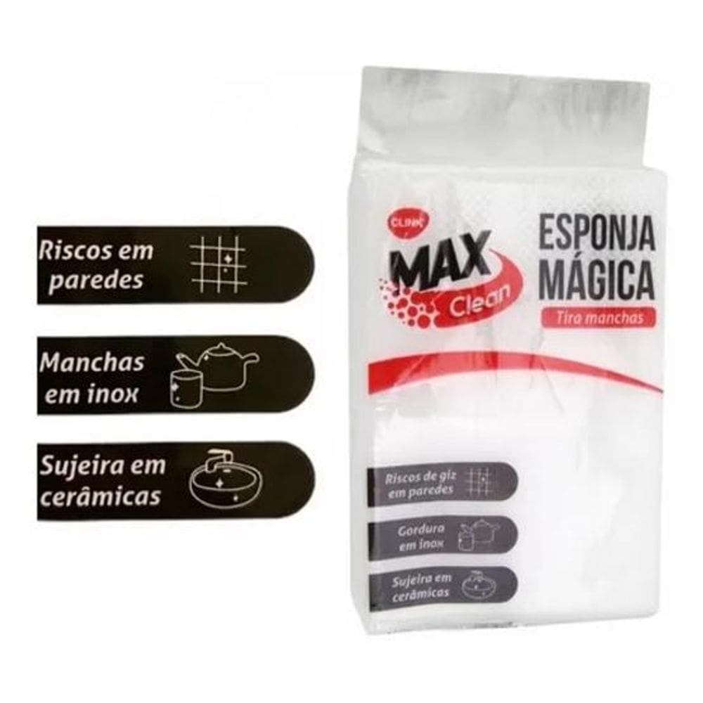 Esponja Mágica Bucha Melamina Multiuso Tira Limpa Manchas