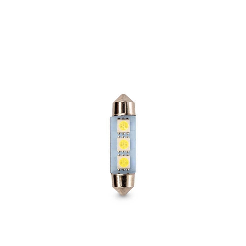 Lâmpada Led Interior Carro Torpedo 3 Leds 5050 39 Mm Tarponn