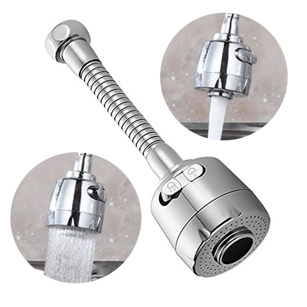 Adaptador De Torneira Giratorio Difusor Bico Aerador 360