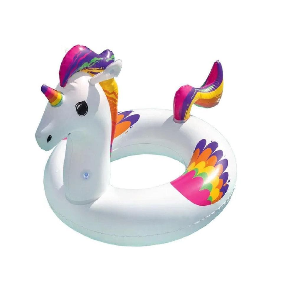 Boia Circular Inflavel Unicornio 119X91Cm Na Caixa