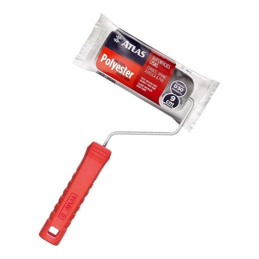 Rolo Espuma Pintura Portao, Grade, Ferro E Madeira 9Cm