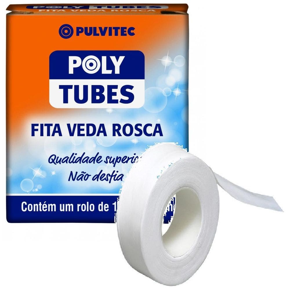 Fita Veda Rosca Pulvitec 18Mm X 50 Metros