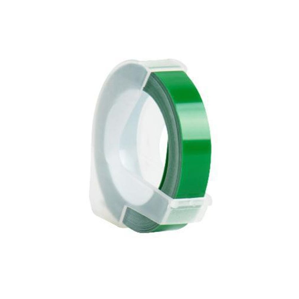 Fita Vinílica Compatível Dymo Rotulador Manual 3D725 Verde