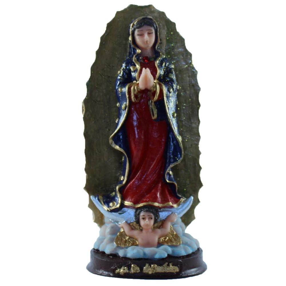 Imagem Nossa Senhora De Guadalupe Em Resina 14,5 Cm