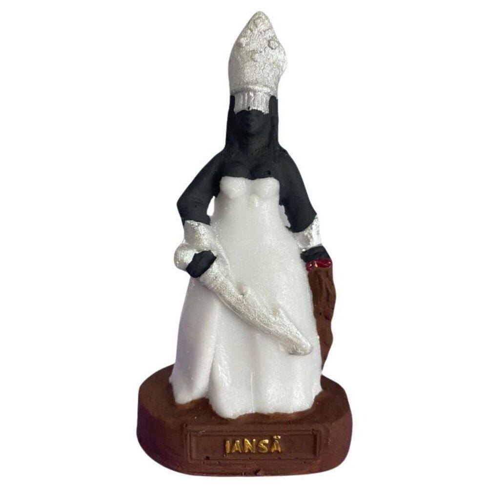 Escultura Orixá Iansã Balé Em Resina 10 Cm