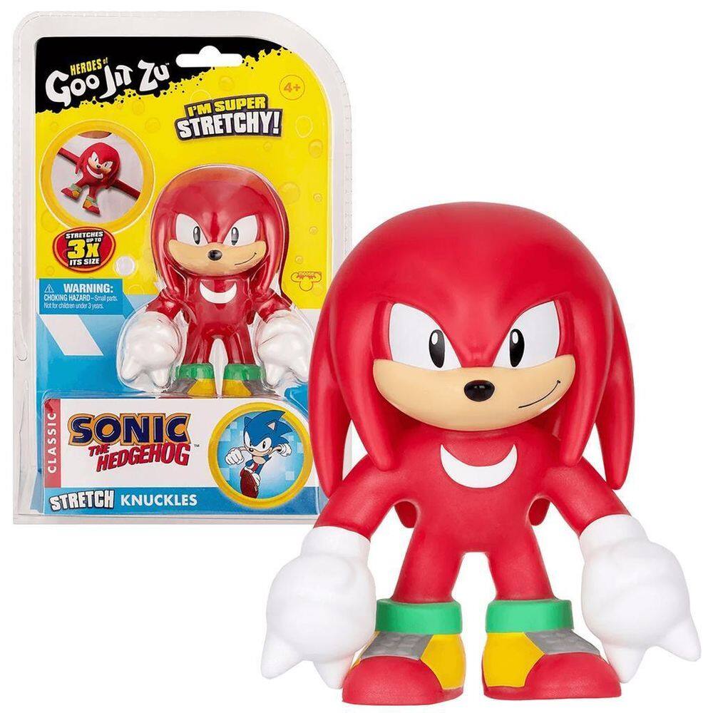 Goo Jit Zu Knuckles Boneco Elástico 12Cm Sonic The Hedgehog