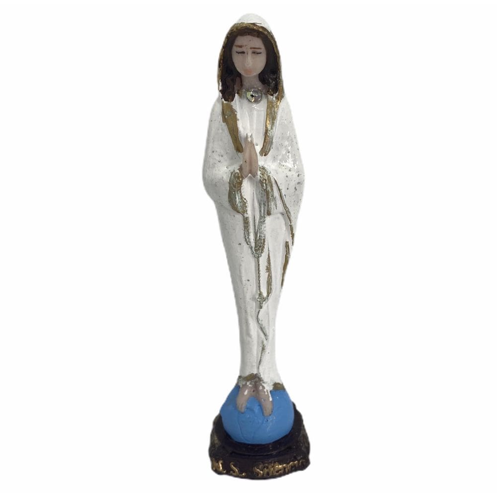 Escultura Nossa Senhora Do Silêncio Em Resina 12 Cm