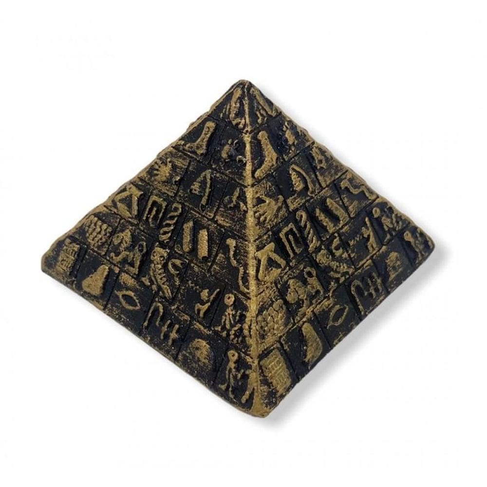 Escultura Pirâmide Egípcia 5Cm Em Resina.