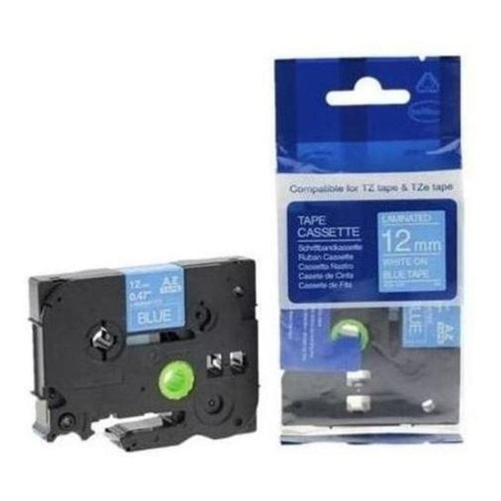 Fita Aplicável Rotulador Brother Tz Tze 535 Azul 12Mm