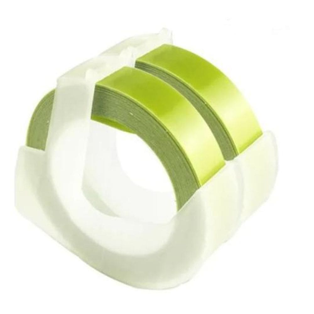 Fita Vinil Verde Oliva Aplicável Dymo Manual 6Mm 3Dog15 2 Un