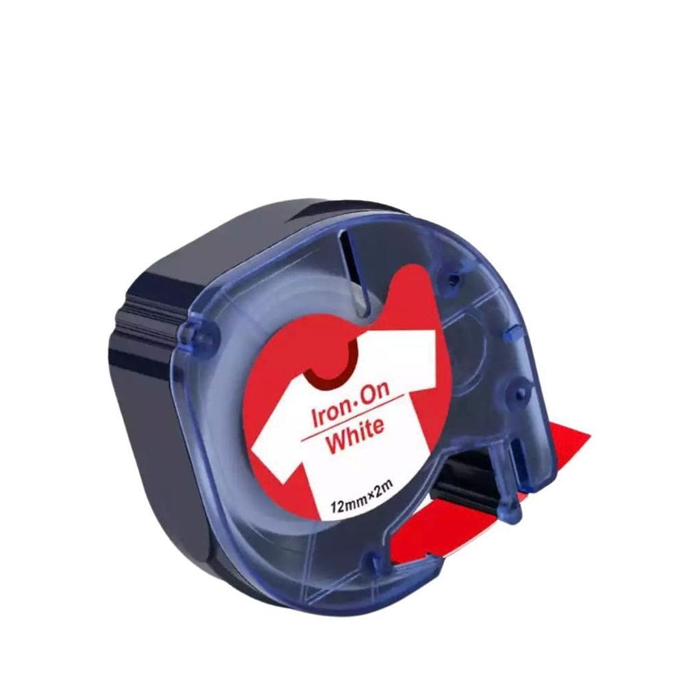 Fita Tecido Compatível Dymo Letratag 18777U Vermelha 12Mm