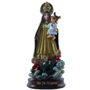 Imagem Nossa Senhora Dos Navegantes Em Resina 14 Cm