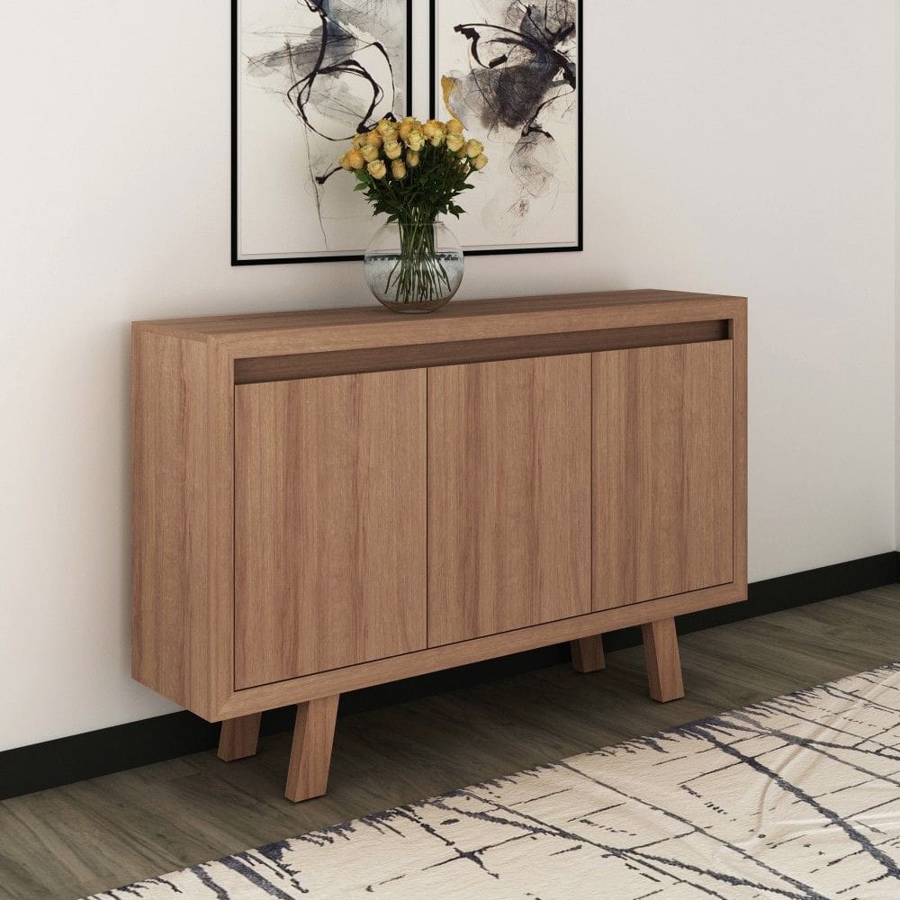 Balcão 3 Portas MDP e MDF Tecno Mobilli ME4120