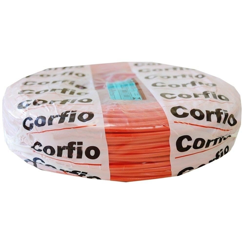 Cabo Flexível Corfio 4mmx100m Rolo 750V Vermelho