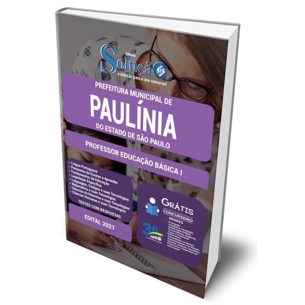 Apostila Professor Básico Prefeitura Paulínia Sp - Peb 1