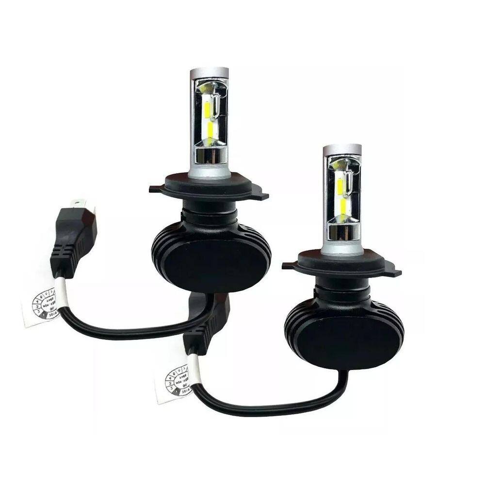 Par Lâmpadas H4 Ultra Led 6200K 4000 Lúmens 12V Multilaser
