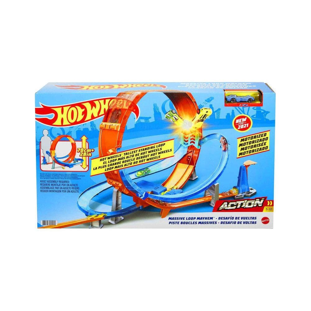 Pista Desafio Do Loop Gigante Hot Wheels - Mattel Gtv14