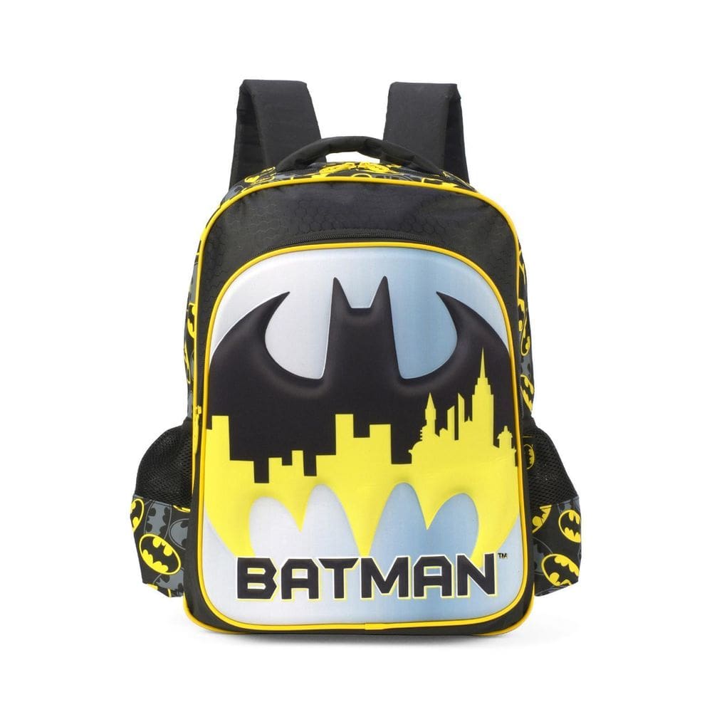 Mochila Escolar Luxcel Batman Grande Amarelo