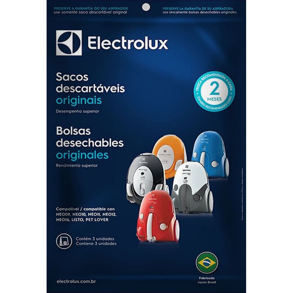 Saco Desc Aspirador Electrolux Neo, Listo