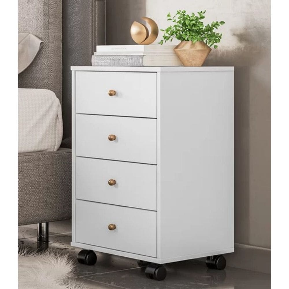 Mesa De Cabeceira Presence- Branco