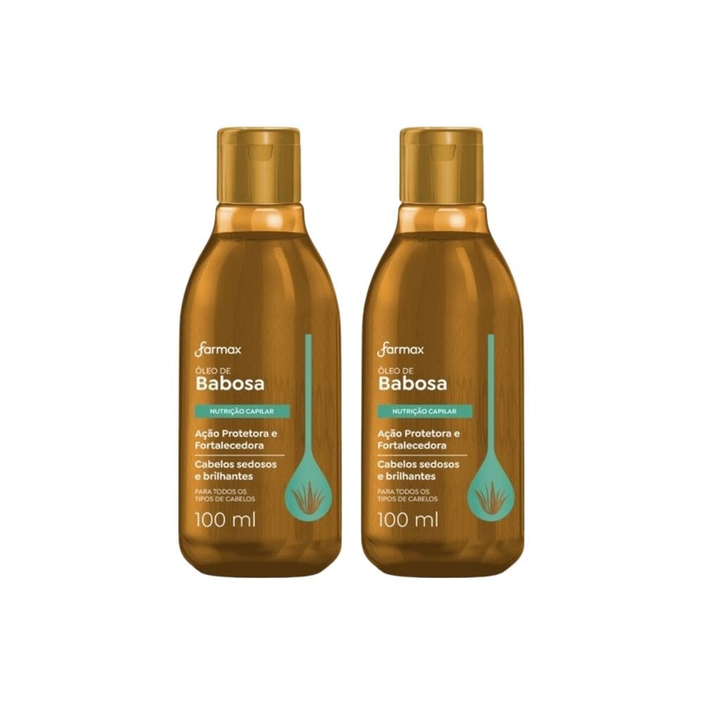 Oleo Capilar Farmax 100ml Babosa-Kit C/2un