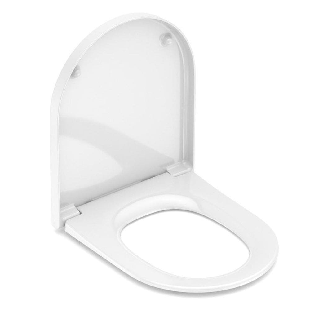 Kit 3 Assentos Sanitário com Queda Amortecida Debba Round Roca Branco Brilhante