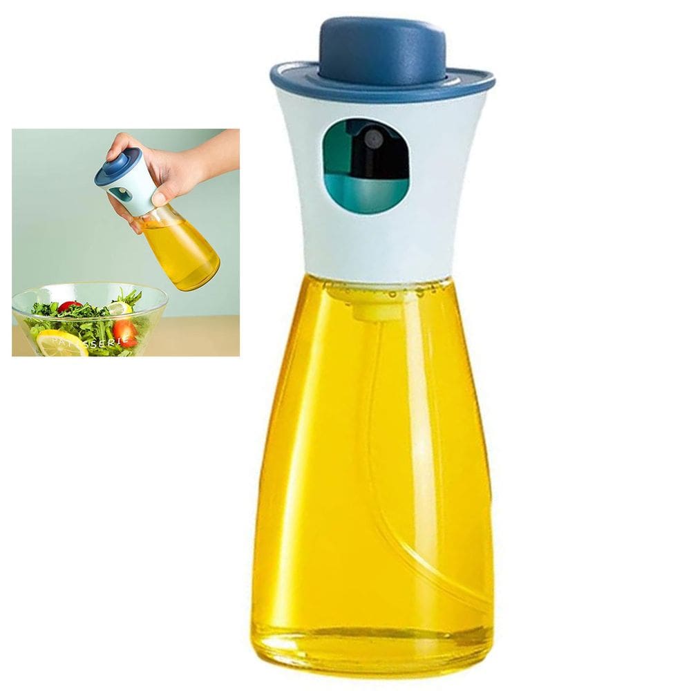 Spray Borrifador Azeite Oleo Vinagre Tempero Cozinha Preparo Refeiçao Salada Molho Galheiteiro Pulverizador Dosador Armazenamento Resistente