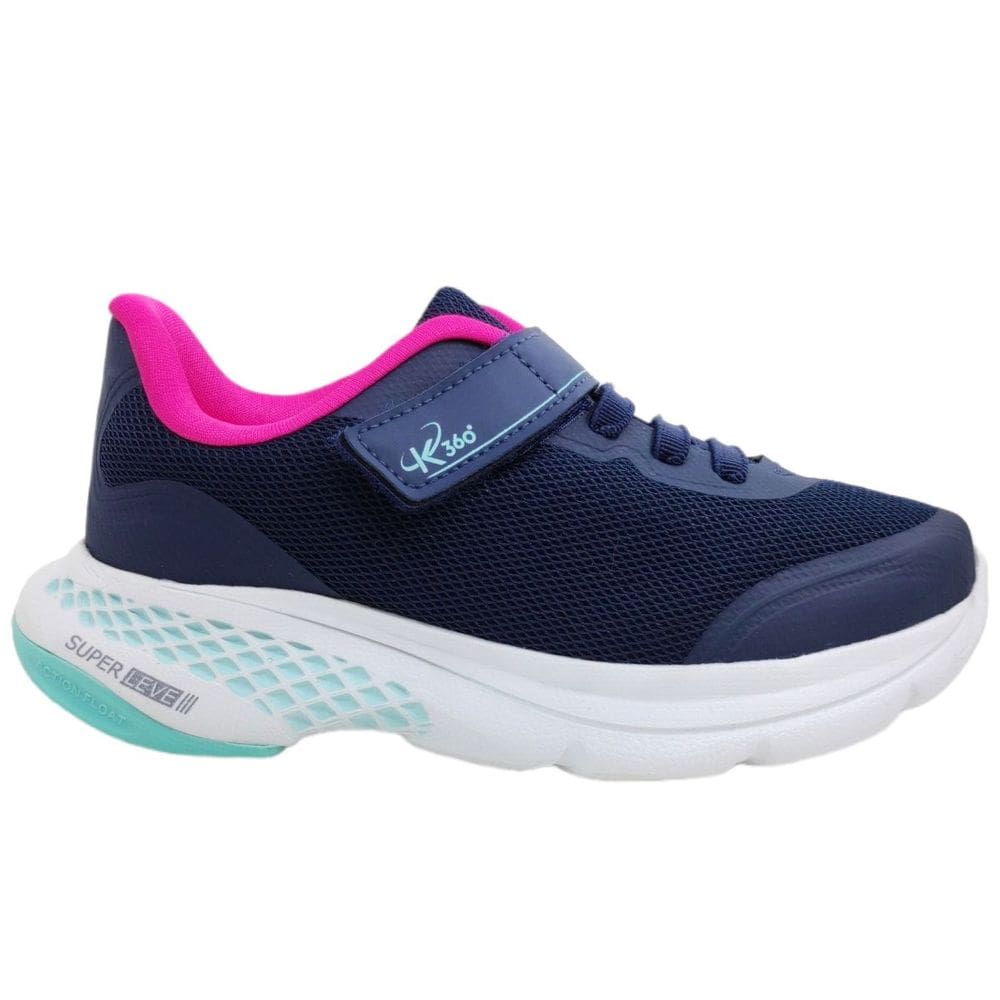Tênis Infantil Menina Jogging Dia a Dia Escola Passeio Conforto Certificado IBTeC Kidy K360 327-1008