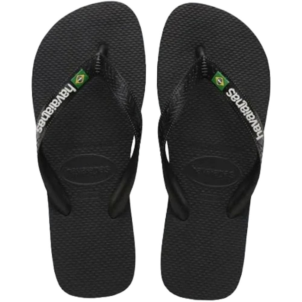 Chinelo Dedo Infantil Menino Casual Dia a Dia Havaianas Brasil Logo