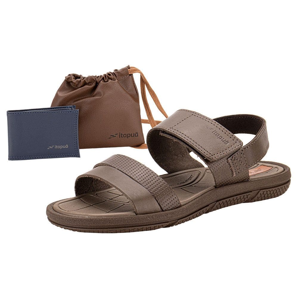 Kit Sandália Masculina E Carteira Itapuã 753
