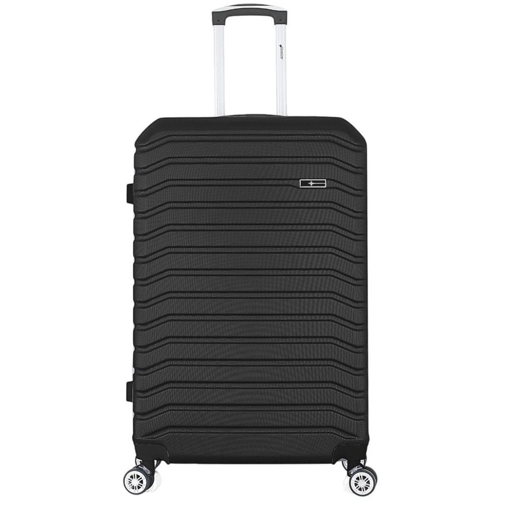 Mala de Viagem Grande Porte Rodas 360º ABS Cadeado TSA Texturizada Cruzeiro 1005-M28