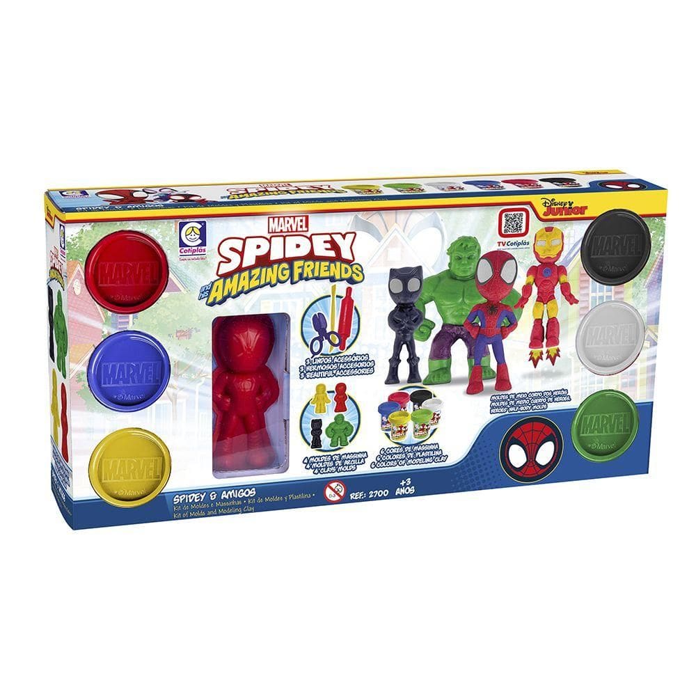Brinquedo Marvel Spidey Amigos