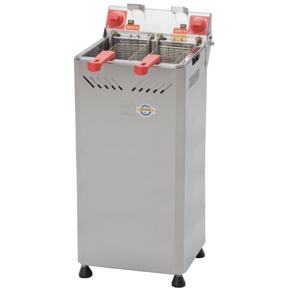 Fritadeira Água e Óleo 25 Litros Fritador de Batata Gabinete 7800W Marchesoni