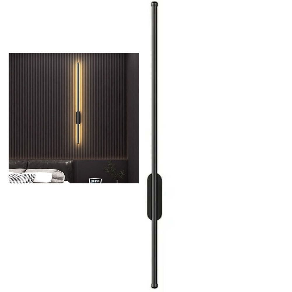 Luminaria Arandela LED Perfil Slim Fit 3 em 1 Luz Indireta Parede Sala Quarto Moderno Ambiente Minimalista Iluminaçao